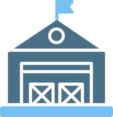 Depo Kabartması İki Renk Simgesi