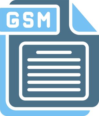 GSM Kabartma İki Renk Simgesi