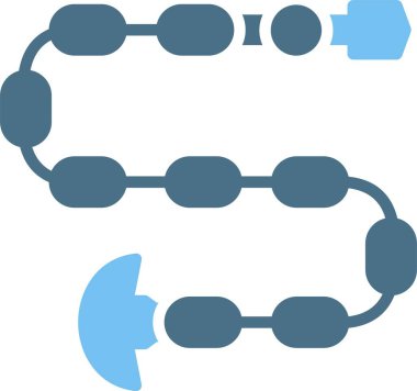 Manriki Kabartma İki Renk Simgesi