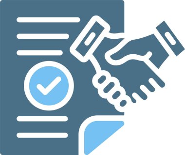 Kesinlik Kabartması İki Renk Simgesi