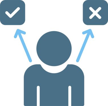 Karar Kabartması İki Renk Simgesi