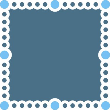 Çerçeve Kabartma İki Renk Simgesi