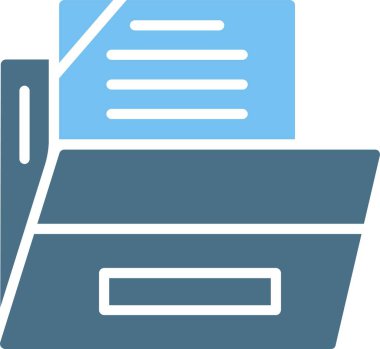 Dosyalar ve Dizinler İki Renk Simgesi