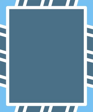 Çerçeve Kabartma İki Renk Simgesi