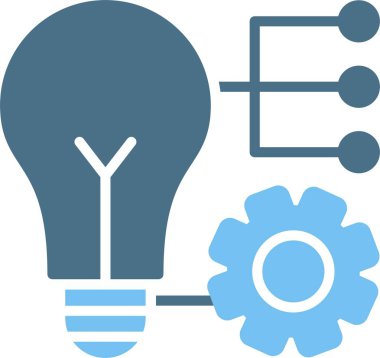 İcat Kabartması İki Renk Simgesi