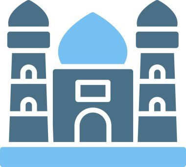 Taj Mahal İki Renk Simgesi