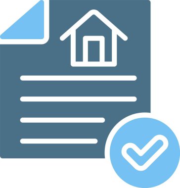 Özellik Belgesi Kabartması İki Renk Simgesi