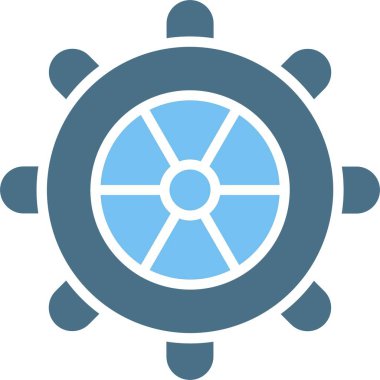 Dümen Kabartması İki Renk Simgesi