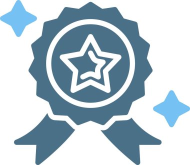 Kaliteli Kabartma İki Renk Simgesi