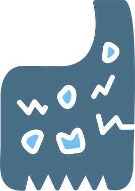 Giysi Kabartması İki Renk Simgesi