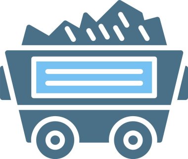 Mine Glyph İki Renk Simgesi