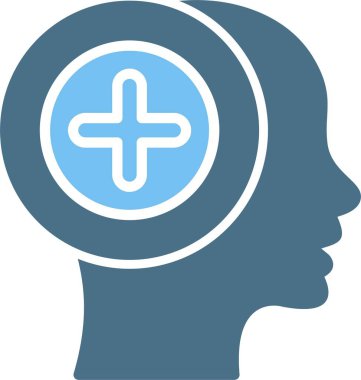 Pozitif Düşünce İki Renk Simgesi