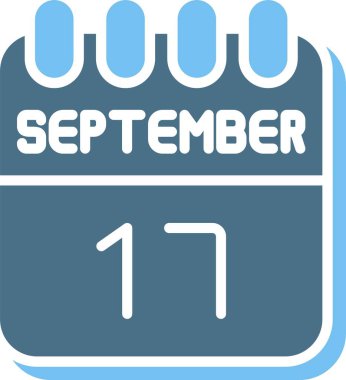 17 Eylül Glyph İki Renk Simgesi