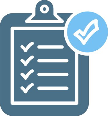 İşaretli Kabartma İki Renk Simgesini Kontrol Et