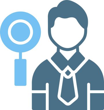 Görev Araması İki Renk Simgesi