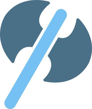 Labrys Glyph İki Renk Simgesi