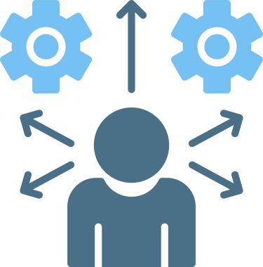 Davranışsal Kabartma İki Renk Simgesi