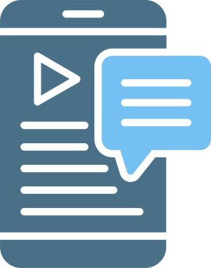 Yorum Kabartması İki Renk Simgesi