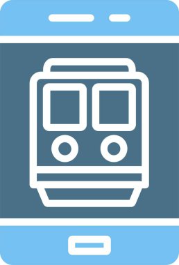 Smartphone Glyph İki Renk Simgesi