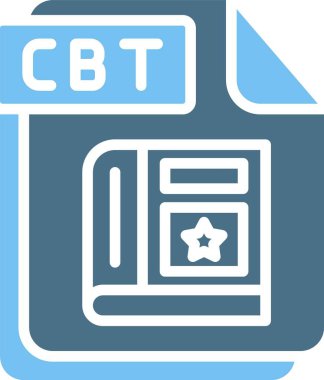 CBT Kabartma İki Renk Simgesi