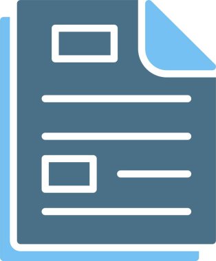 Belge Kabartması İki Renk Simgesi