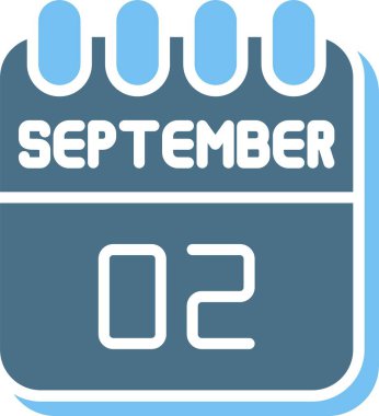 22 Eylül Glyph İki Renk Simgesi