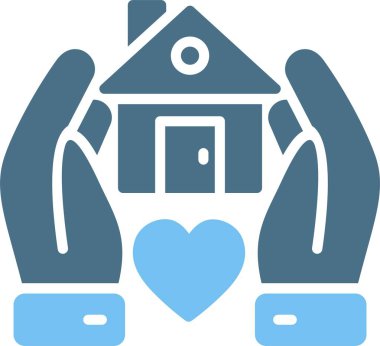 Sığınak Kabartması İki Renk Simgesi