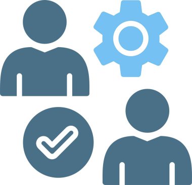 Doğrulama Kalıbı İki Renk Simgesi