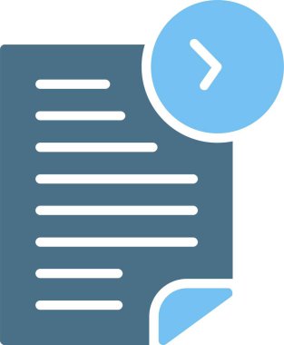 Bekleyen Kabartma İki Renk Simgesi