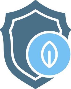 Kalkan Kabartması İki Renk Simgesi