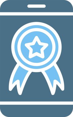 Başarı Kabartması İki Renk Simgesi