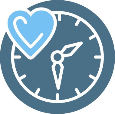 Tarihli Kabartma İki Renk Simgesi