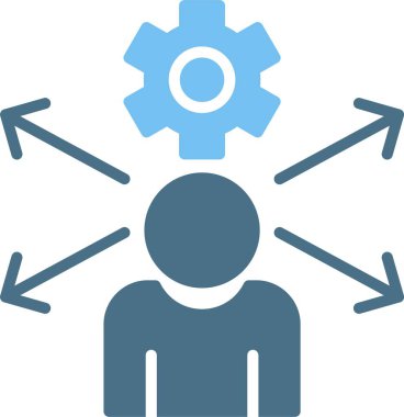 Çoklu Kabartma İki Renk Simgesi