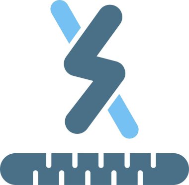 Antistatik Kabartma İki Renk Simgesi