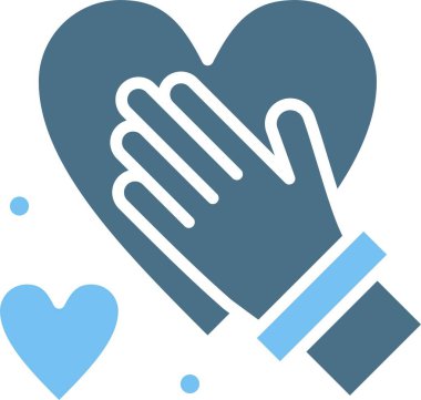 Dürüst Kabartma İki Renk Simgesi