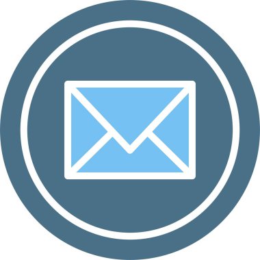 Posta Kabartması İki Renk Simgesi