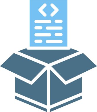 Kutu Kabartması İki Renk Simgesini Aç