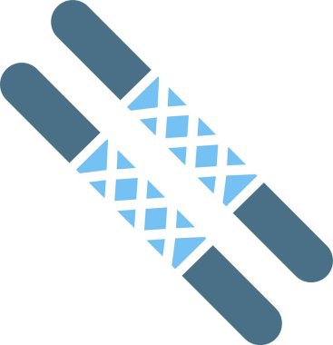 Kabartma İki Renk Simgesini Yapıştır