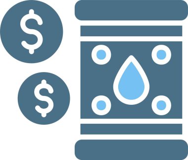 Yağ Kabartması İki Renk Simgesi