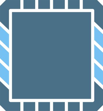 Çerçeve Kabartma İki Renk Simgesi