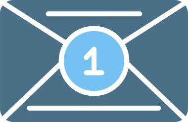 Posta Kabartması İki Renk Simgesi