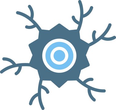 Sinir Kabartması İki Renk Simgesi