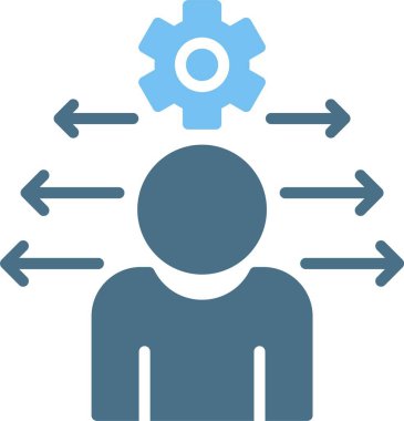 Esnek Kabartma İki Renk Simgesi