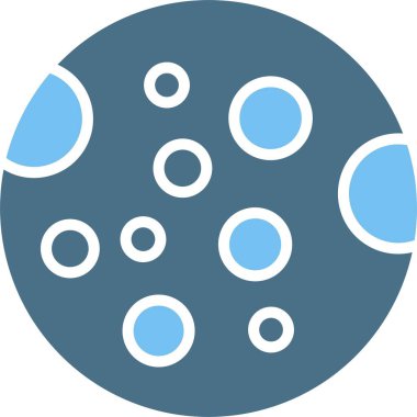 Ay Kabartması İki Renk Simgesi