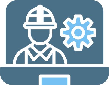 Kabartma İşçileri Üzerinde İki Renk Simgesi