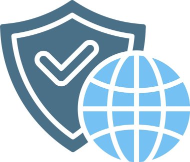 Güvenlik Sembolü İki Renk Simgesi