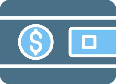 Cüzdan Kabartma İki Renk Simgesi