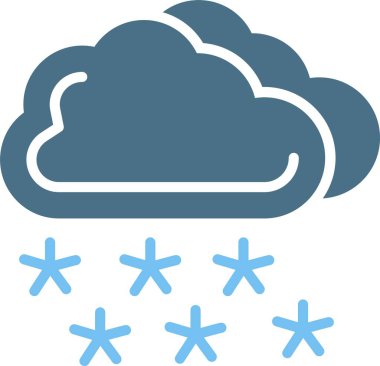 Kış Kabartması İki Renk Simgesi