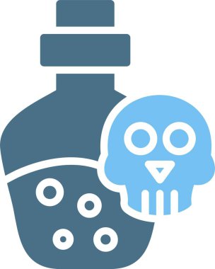 Şişe Kabartması İki Renk Simgesi