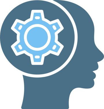 Çarklı Kabartma İki Renk Simgesi